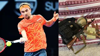 Ex tenista Alexandr Dolgopolov viajó hasta Kiev para unirse a las fuerzas de defensa ucranianas