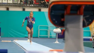 Makarena Pinto accedió a la final de salto en la Copa del Mundo de Gimnasia