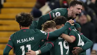 Liverpool celebró en el “Boxing Day” de la Premier League tras batir a Aston Villa