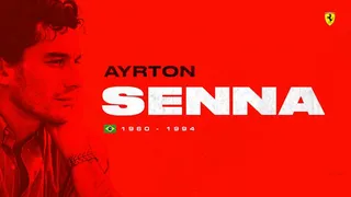 “Uno de nuestros rivales más grandes”: El homenaje de Ferrari a Ayrton Senna