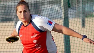 Karen Gallardo ganó el oro en el disco del Iberoamericano