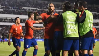 Ernesto Díaz Correa y su “solitario” grito de gol en la victoria de Chile sobre México en Querétaro