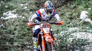 Matteo de Gavardo está con la ambición de llegar al podio en el Nacional de Enduro en España