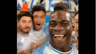 Mario Balotelli marcó un golazo y compartió su festejo por Instagram en pleno partido