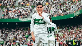 Lucas Cepeda anotó su primer gol en Elche: fue héroe en vital triunfo en la lucha por zafar del descenso