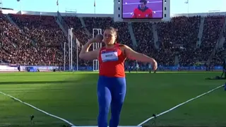 Natalia Duco e Ivana Gallardo quedaron lejos del podio en el lanzamiento de la bala