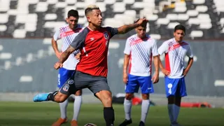 Leonardo Valencia anotó su primer gol en Colo Colo en amistoso ante equipo del Sifup