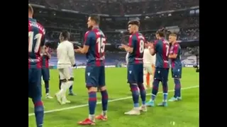 Levante realizó “pasillo de honor” a Real Madrid en la liga de España