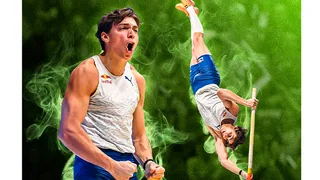 Armand Duplantis rompió el récord mundial del salto con garrocha