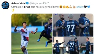 El enigmático mensaje de Vidal tras su regreso en Inter: “Cambien al brujo que nos está yendo bien”