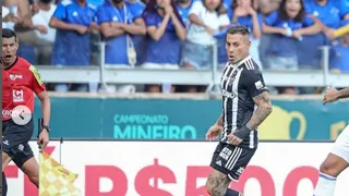 Eduardo Vargas tuvo participación en empate de Atlético Mineiro con Criciúma en el Brasileirao