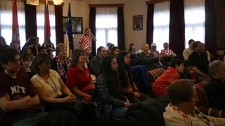 Magallanes: Colonia croata celebró a lo grande el paso de su selección a semifinales
