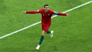 Cristiano Ronaldo anotó el segundo para Portugal ante España con complicidad del meta De Gea