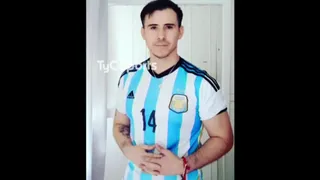 Chileno que es hincha de Huracán y que tiene tatuado a Messi causó furor en Argentina