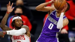 Sacramento superó a Houston en intenso partido de la NBA
