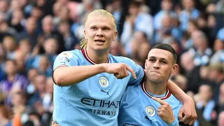 Los tripletes de Erling Haaland y Phil Foden en la goleada de Manchester City al United