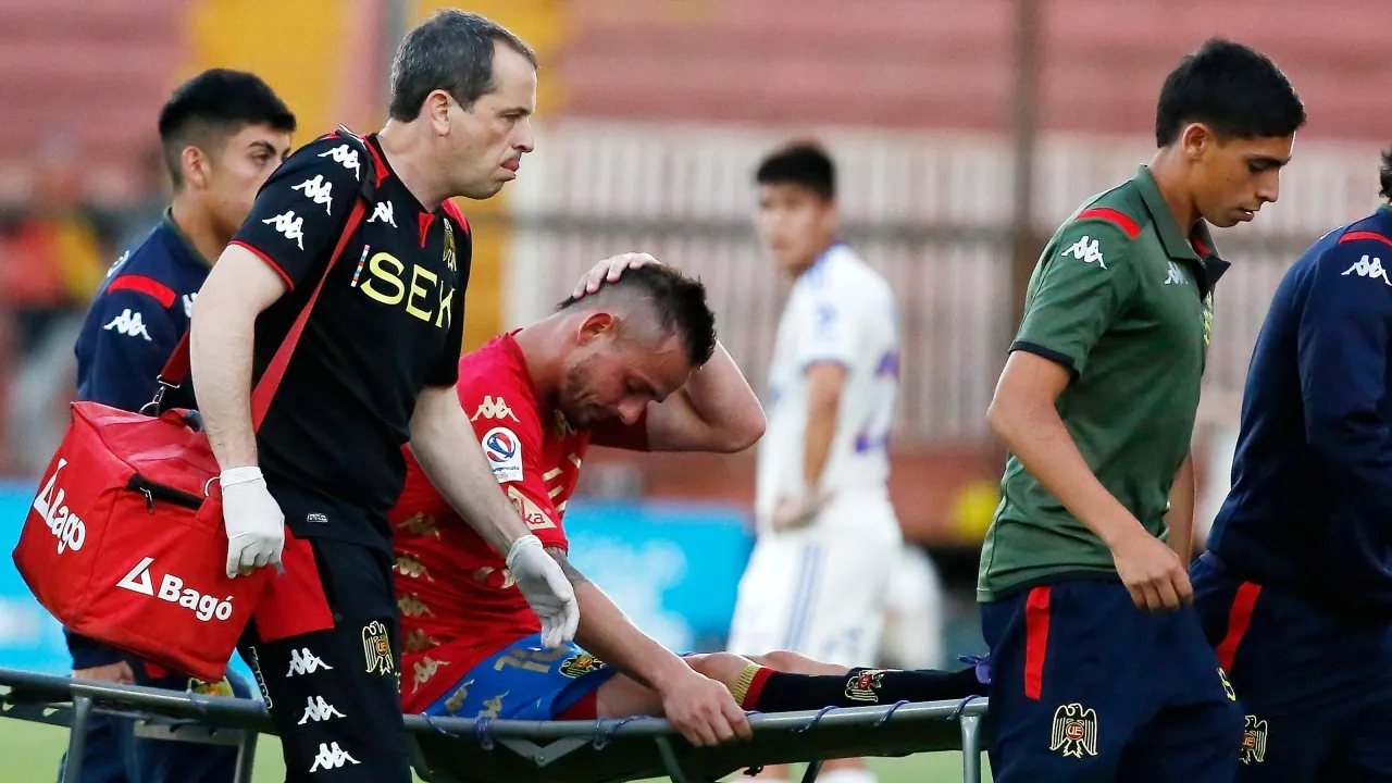 Rivero se lesionó en el duelo de la semifinal de Copa Chile ante la U en 2022 / ©Jonnathan Oyarzun/Photosport.