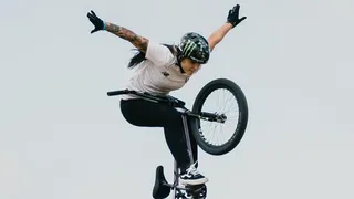 Macarena Pérez logró el segundo puesto en la Copa del Mundo de BMX en Enoshima
