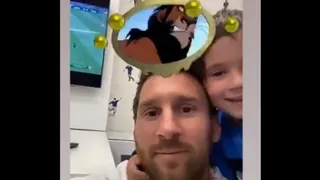 Lionel Messi se sometió a filtro de Instagram que lo asemejó a personaje de Disney