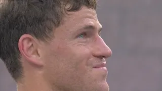 Diego Schwartzman jugó un emotivo último partido en el US Open