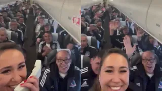 “¡Buenas tardes al campeón de Chile!”: Así arrancó el vuelo de Colo Colo desde Coquimbo
