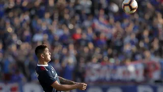 Matías Rodríguez fue letal con un cabezazo para abrir la cuenta ante Huachipato