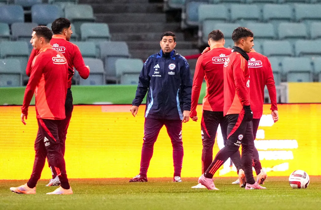 Córdova en uno de los últimos entrenamientos previo al Chile vs Rusia/ © Sipa-Photosport
