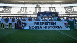 Jugadores de Fluminense y Botafogo protestaron por la reanudación del Campeonato Carioca