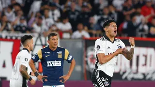 Esteban Pavez se lució con un potente derechazo para el segundo de Colo Colo sobre Alianza Lima