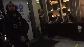 La llegada de la selección chilena al Hotel Hilton Morumbi en Sao Paulo