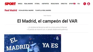 “El campeón del VAR”: Las reacciones de la prensa española tras el título de Real Madrid