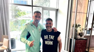 “Fue un gusto verte, capitán”: Reinaldo Navia se reencontró con Claudio Bravo