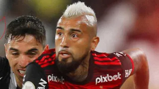 Arturo Vidal marcó un gol para Flamengo en su partido contra Botafogo