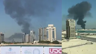 Un incendio en Lusail alarmó a los hinchas ad portas del crucial duelo de Argentina y México
