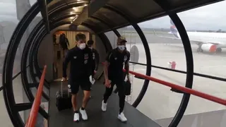 La llegada de Colo Colo a Brasil para el duelo ante Atlético Paranaense por la Copa Libertadores