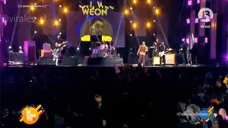 Chancho en Piedra se burla de Marcelo Ríos en el Festival de Dichato