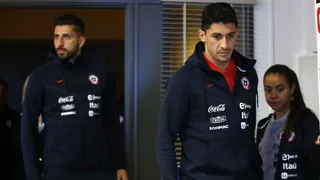 La conferencia de prensa de Maripán y Hernández en Estocolmo