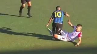 Brayan Palmezano sufrió una rotura de ligamento cruzado en el duelo de ida en la Promoción