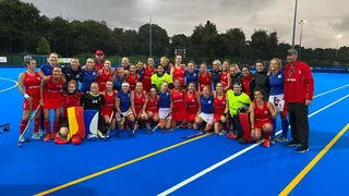 Las Diablas Masters ganaron su primer duelo en el Mundial de Hockey Césped Femenino