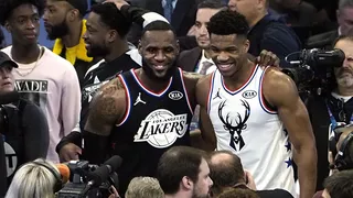 LeBron James y Giannis Antetokounmpo fueron elegidos como los capitanes del All-Star de NBA
