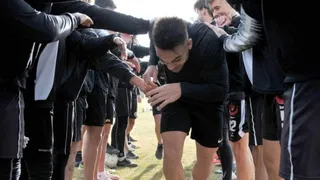 Lautaro Martínez volvió a entrenar al club que lo formó