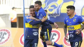 Juan Cuevas anotó de penal para Everton sobre Unión La Calera en Quillota