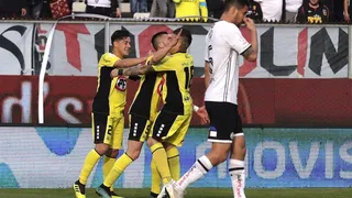 Mauro Caballero marcó rápidamente el empate transitorio de San Luis ante Colo Colo