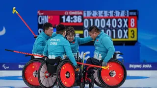 El último esfuerzo: Las mejores imágenes de una nueva jornada de los Juegos Paralímpicos de Invierno de Beijing 2022