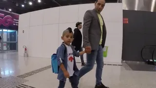 La travesía hacia nuestro país del niño iraní fanático de Arturo Vidal para reunirse con su ídolo