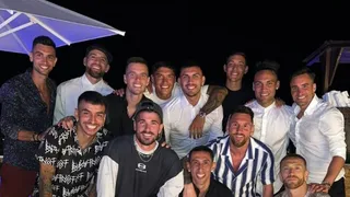Jugadores de la selección argentina se juntaron en Ibiza para festejar el cumpleaños de Messi