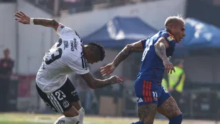 [VIDEO] ¡Ahogó el grito! El gol anulado a Eduardo Vargas que salvó a Colo Colo