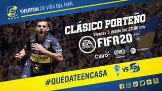 Everton se quedó con el clásico porteño ante Santiago Wanderers de eSports en FIFA 20