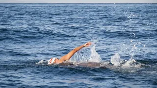 Bárbara Hernández cruzó a nado el estrecho de Gibraltar
