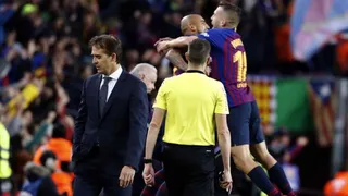 Arturo Vidal se convirtió en el tercer chileno que marca un gol en el clásico español